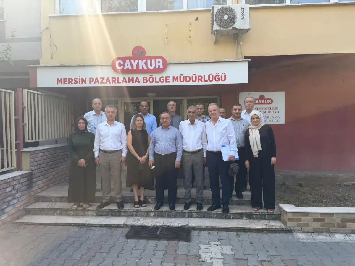 Çaykur Genel Müdürü Yusuf Ziya Alim'den Mersin bölgesine ziyaret