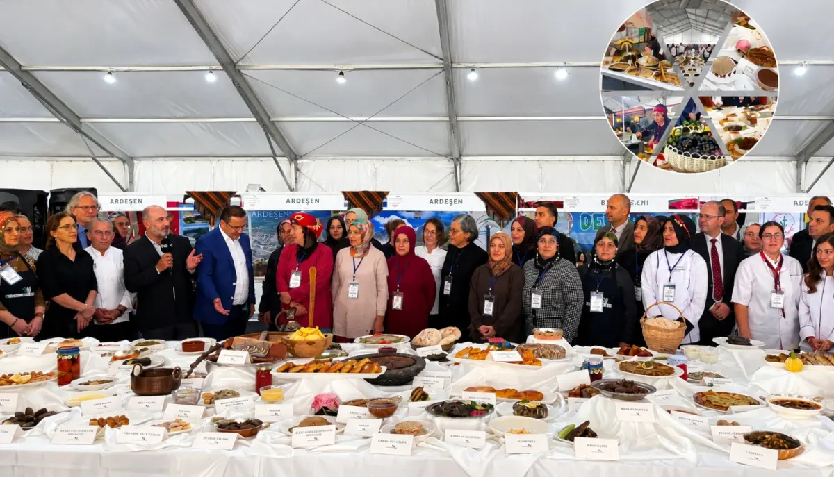 Rize'de Gastronomi Günleri başladı: Yöresel lezzetler Çay Çarşısı'nda buluştu