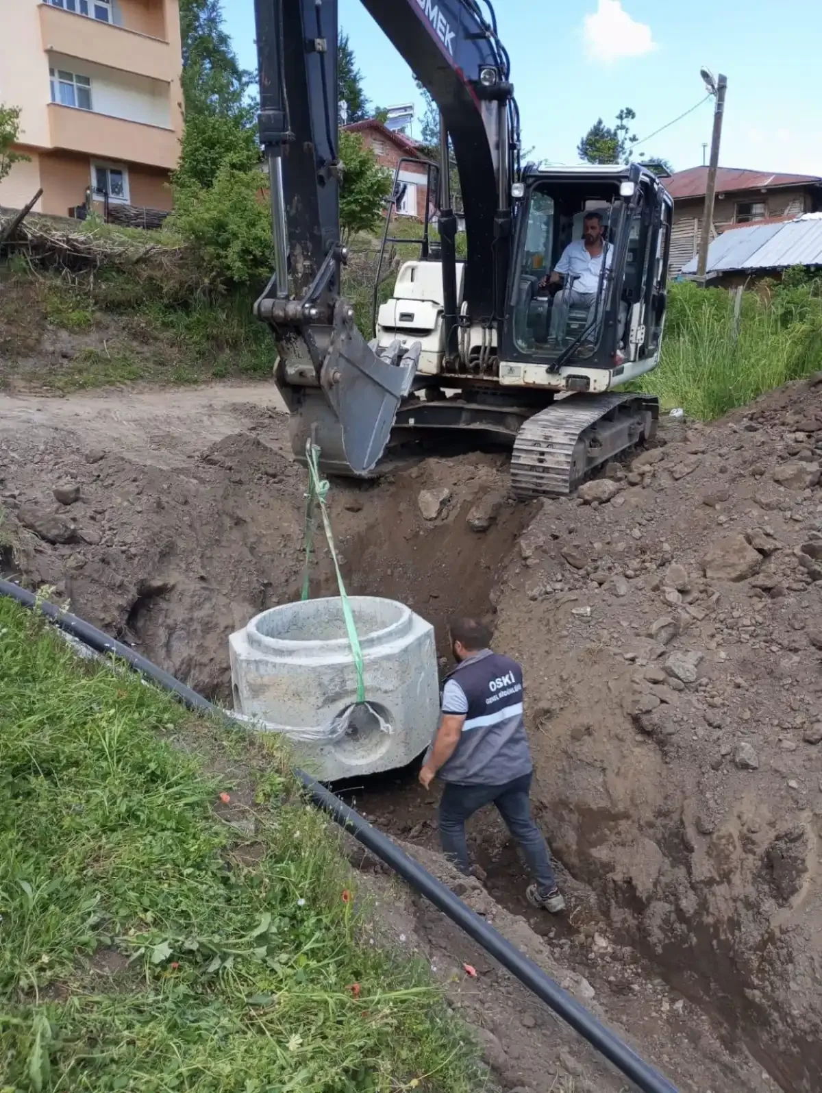 Ordu Akkuş'ta yılların altyapı sorunu çözüldü