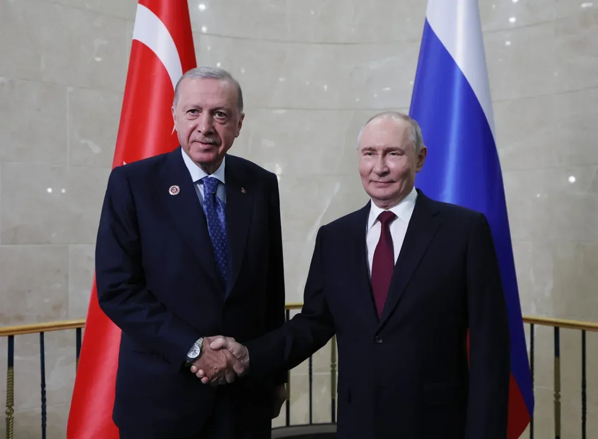 Cumhurbaşkanı Erdoğan, Rusya Devlet Başkanı Putin ile bir araya geldi