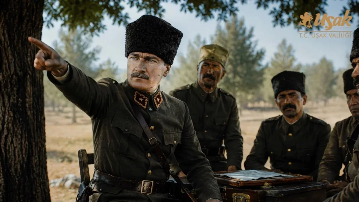 Uşak’ta tarihi emir film ile canlandırıldı