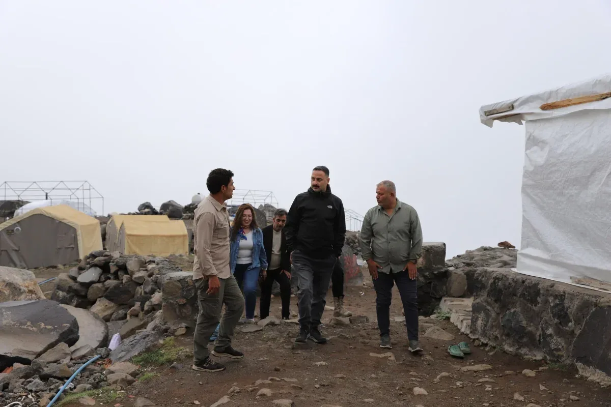 Kaymakam Ayvat'tan Ağrı'da inceleme gezisi