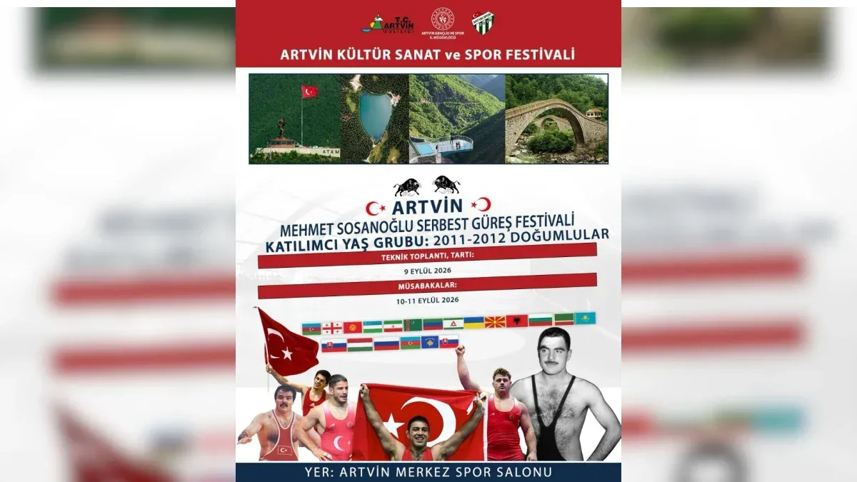 Artvin, dev güreş organizasyonuna ev sahipliği yapacak