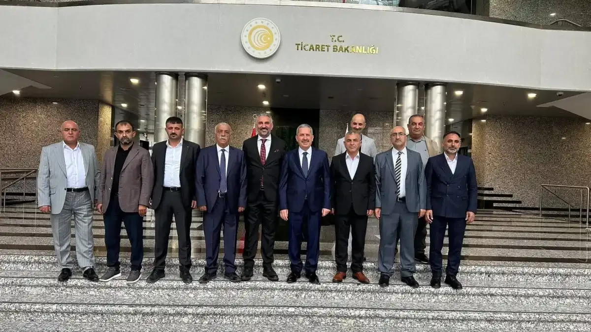 Ağrı Esnafının Talep ve Sorunları Ticaret Bakan Yardımcısı Gürcan’a aktarıldı