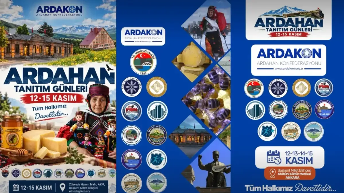 Ardahan Tanıtım Günleri 12 Kasım’da Ankara’da başlayacak