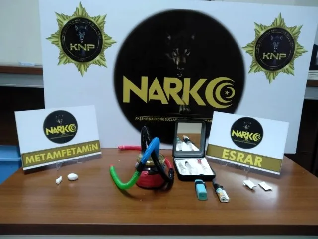 Akşehir'de uyuşturucu madde ele geçirildi