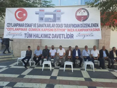 Ceylanpınar’da “Gümrük Kapısını İstiyoruz” kampanyası
