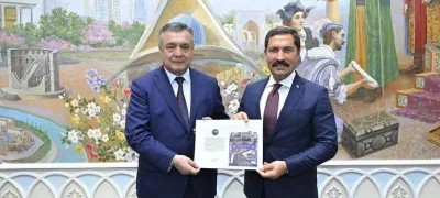 Hatay Vali'si Mustafa Masatlı Özbekistan'da