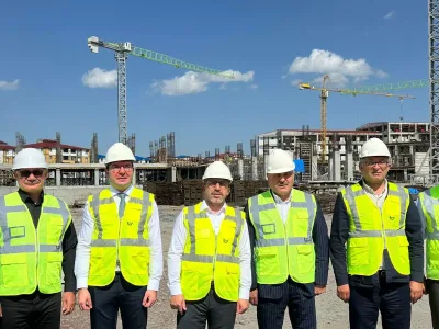 Kars’ta 500 yataklı devlet hastanesinde kaba inşaatın yüzde 65’i tamamlandı