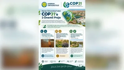 Harran Üniversitesi'nin üç projesi COP31'de sunulacak