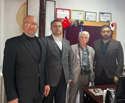 AK Parti Beypazarı İlçe Başkanı Etili’den gazeteci Yaşar Tonbak’a ziyaret