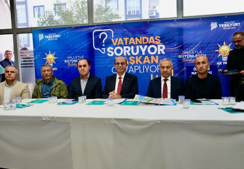 Başkan Geçit, Özalper Mahallesi sakinlerinin taleplerini dinledi